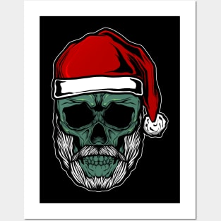 Skull Xmas Posters and Art